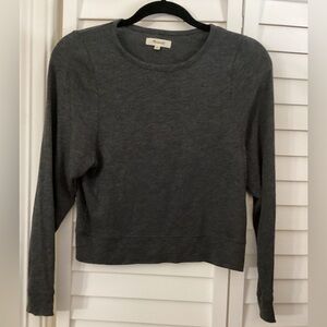 Madewell Women’s Charcoal Gray Long Sleeve Tee Size XS